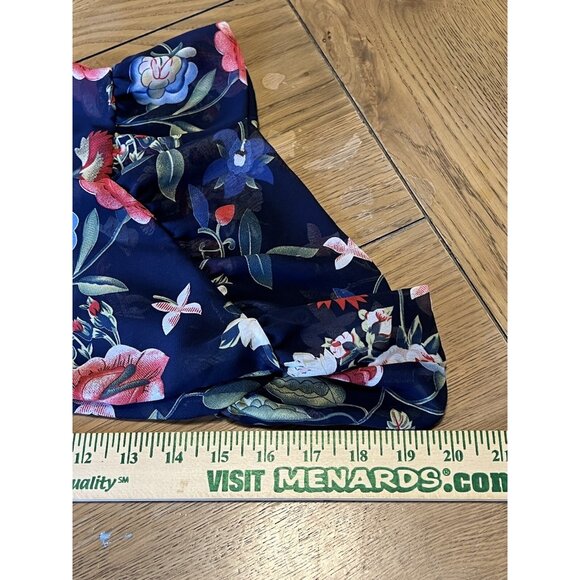 Betsy Johnson Mini Dress Floral Print Long Bell Sleeves Size 8 City Cottagecore - Picture 12 of 16